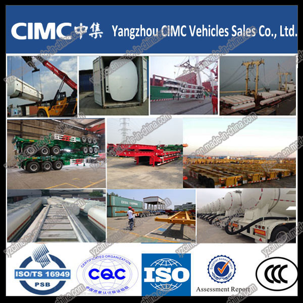 Cimc 3 Axle Dump Semi Trailer/Tipping Semi Trailer