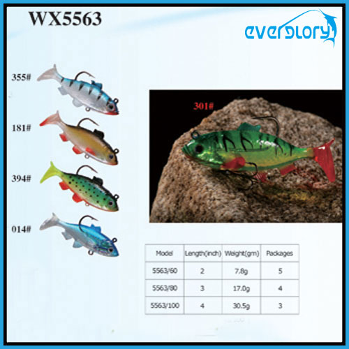 6cm/8cm/10cm Popular Lead Soft Lure Fishing Lure