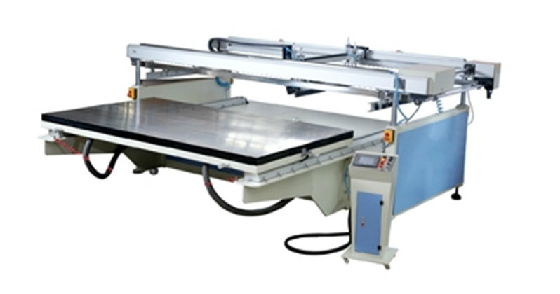 Tmp-120240 Large 4-Pillar Semi Automatic Glass Screen Printer