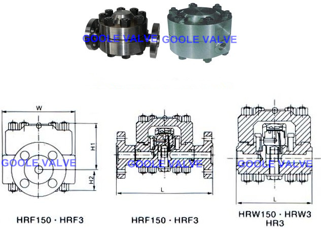 Hrw/Hrf 150 High Pressure Temperature Disc Steam Trap