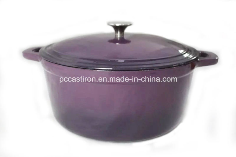 LFGB Approved Cast Iron Cocotte with Enamel Finish China