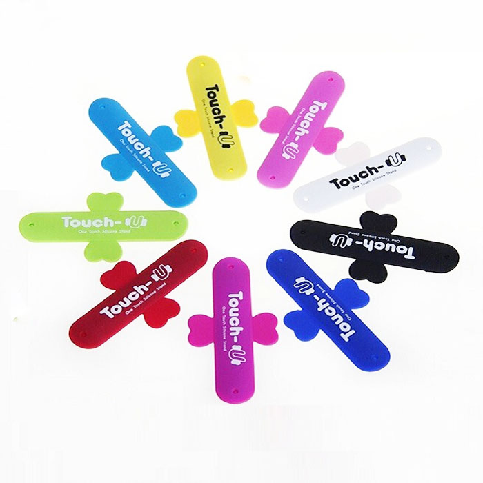 Mini Sticky Customized Logo Soft Silicone Mobile Phone Holder