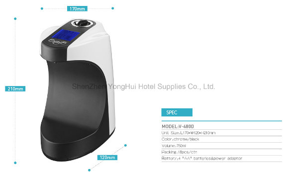 Automatic Liquid Soap Dispenser, Spray Alcohol Dispenser with LED Display