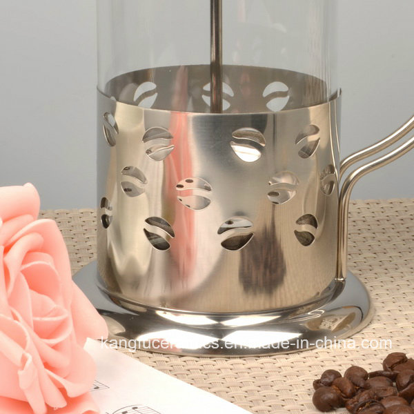 Beautiful High Heat-Resistant Borosilicate Glass French Press Coffee Maker