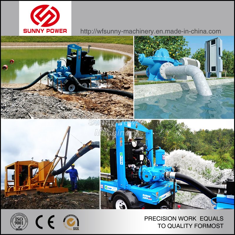 Diesel Engine Driven Water Pumps for Irrigation with Trailer