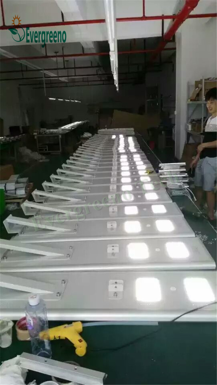 Integrated Solar Street Lights for Sale 40W