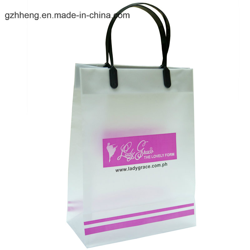 silk printing gift plastic bag (shopping gift bag)