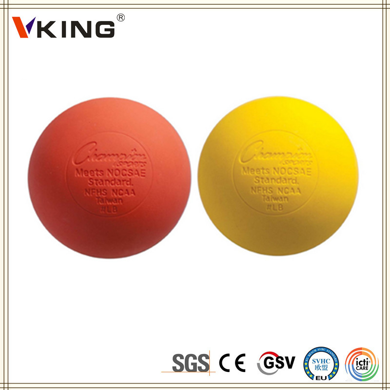 Wholesale Rubber Logo Print Lacrosse Ball