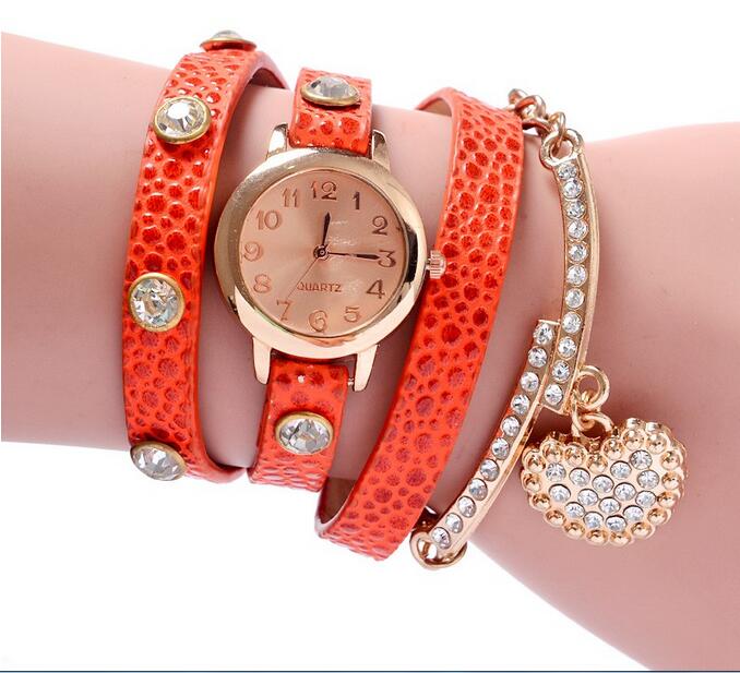 Yxl-405 2016 New Styles Selling Fashion Lady Watches Wrist Gift Lady Vogue Leather Bracelet Band Quartz Watch for Women