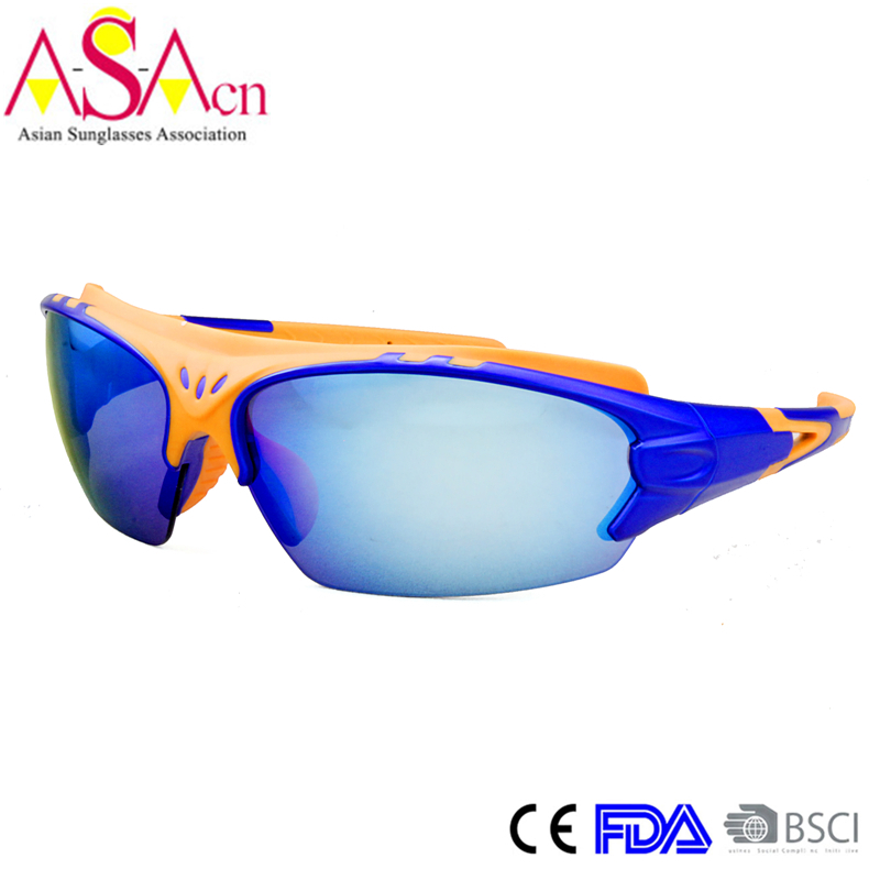 Men's Fashion Designer UV400 Protection PC Sport Sunglasses (14368)