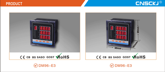 Dm96-E3 Three Phase Multi-Function Digital Meter