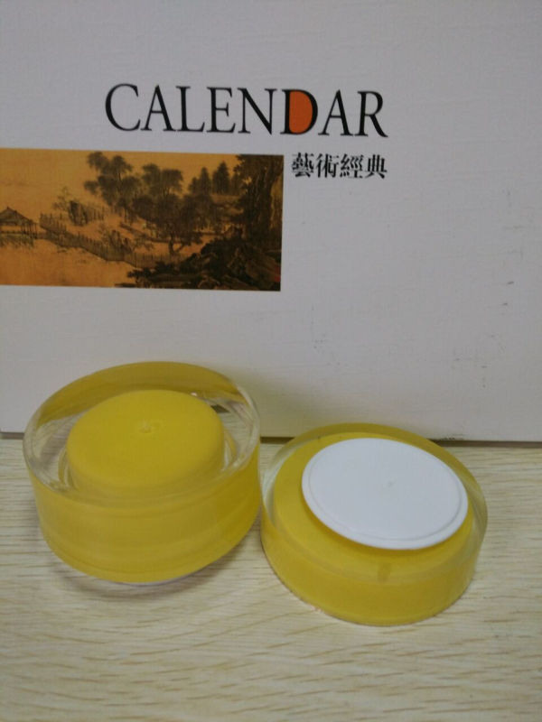 Eco-Friendly Cosmetic Acrylic Cream Jar with Screw Cap (ACJ-09)