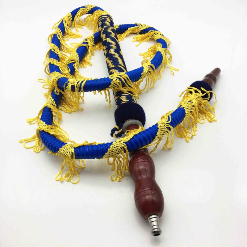 1.8m Blue Dragon Shape Hookah Shisha Hose with Wooden Mouthpiece (ES-HH-013-2)