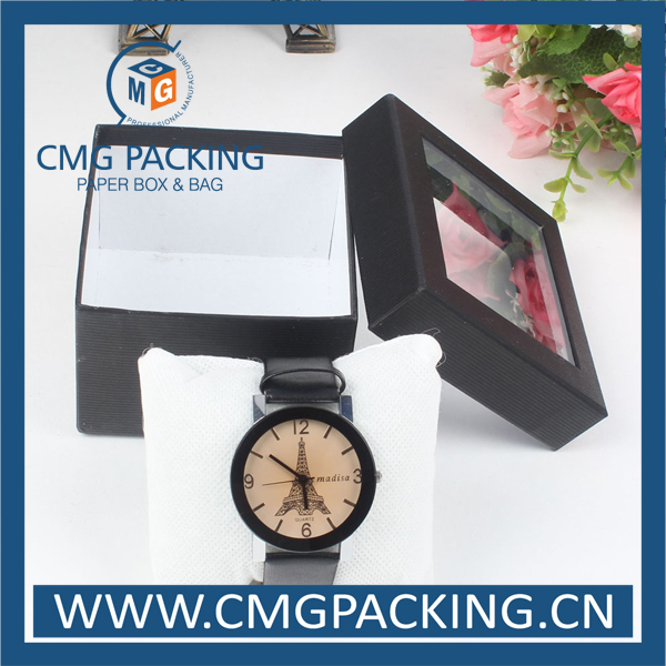 Hard Cardboard Watch Packing Box with Pillow Insert