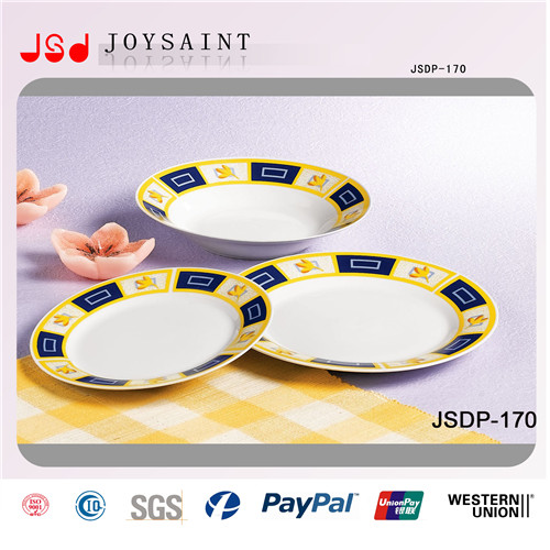 Wholesale Embossed Restaurant Dinner Plates, Cheap White Dinner Plates for Restaurant, Cheap