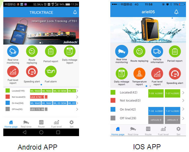 Smart GPS Tracker for Container Lock Status Tracking