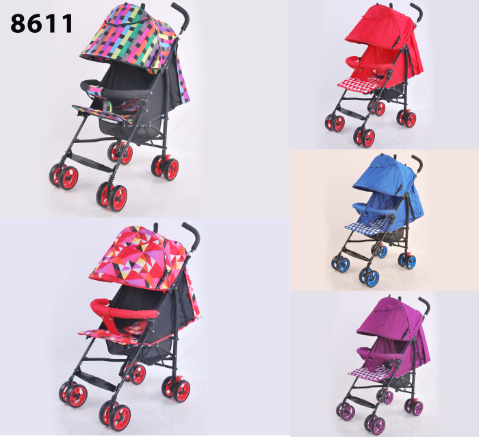 Best Quality Silk Floss and Oxford Cloth Material Baby Pram with Adjustable Canopy