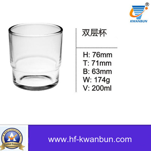 Elegant Glass Cup Tea with Good Price High Quality KB-HN056