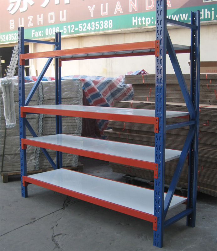 Warehouse Rack Long Span Shelves for 200kg Capacity