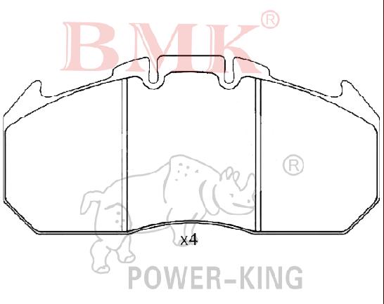 Durable Truck Brake Pads (LD99131)