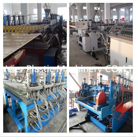 PVC Crust Foam Board Machine WPC Construction Template Production Line