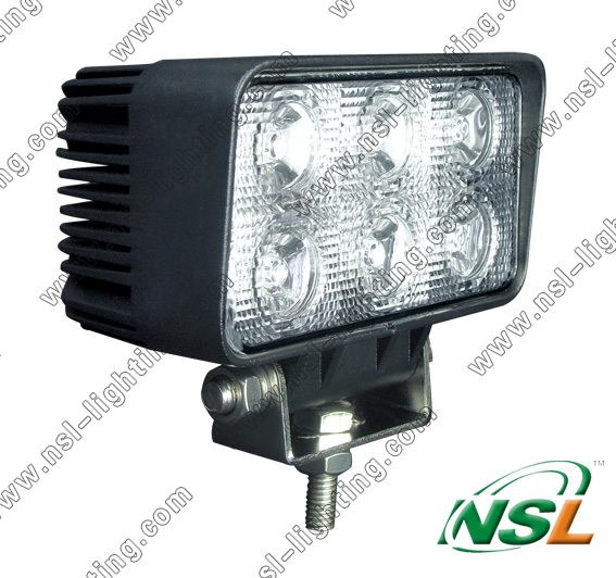 18W LED Work Light Mining Lamp, Square Shape (NSL-1806A-18W)