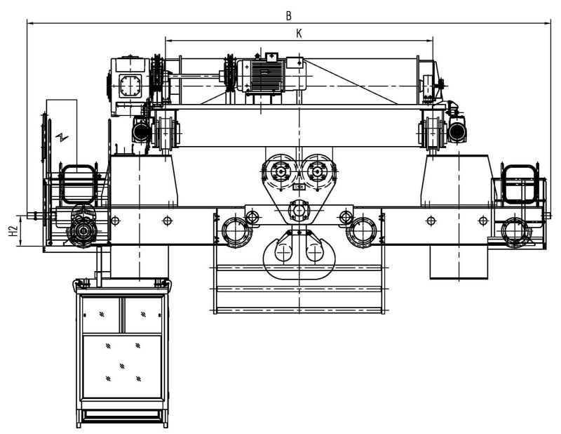 Overhead Crane with Big Capacity 500 Ton to 550 Ton