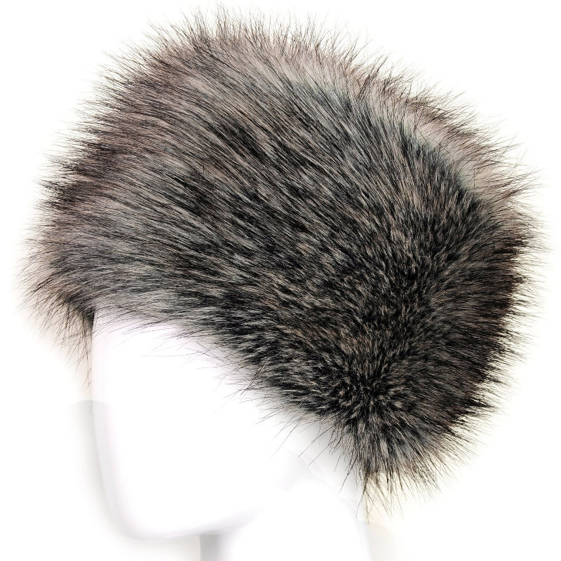 Women's Winter Warm Faux Fur Cossack Russian Style Cap Beanie Beret Hat (HW802)