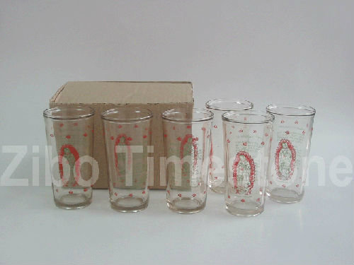 Soda Glassware, Juice Coffee Tea Used Crystalized Glass Tumbler