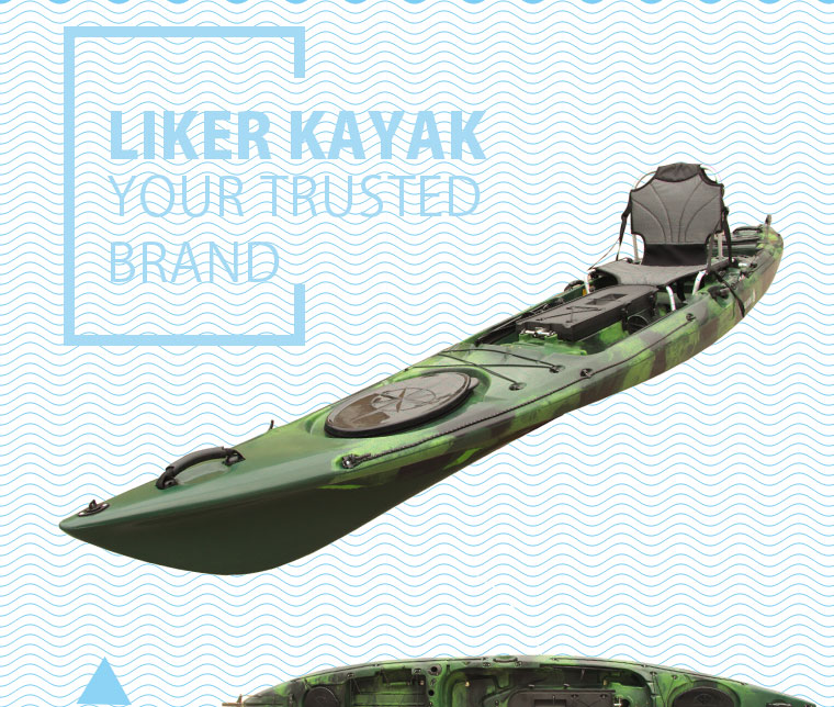 Kayak Fishing Boats 4.3m Single Seat LLDPE/HDPE OEM/Pdm Available