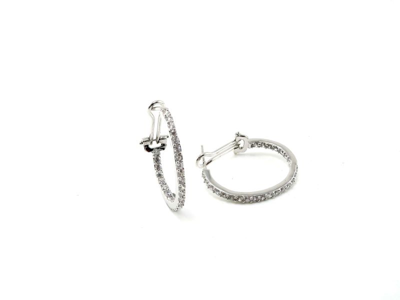 Three Sizes and Top Sale Silver Charm Earring 2015 E6061s