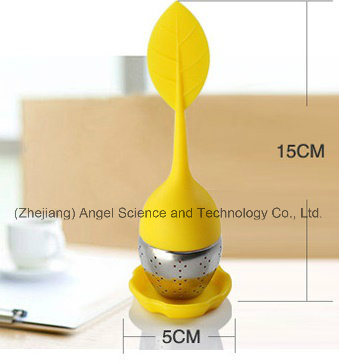 Promotional Silicone Tea Tool with Rustless Steel Infuser St12