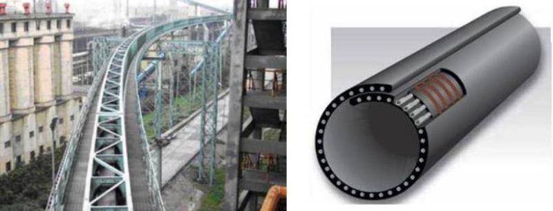 Powerful Pipe Conveyor Belt of Steel Cord