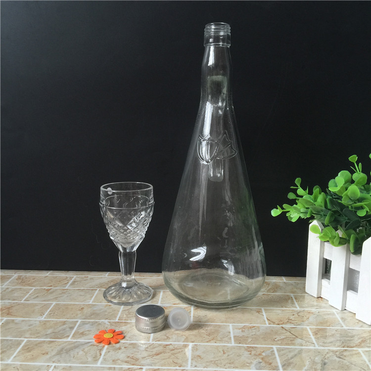 Glass Wine Bottle 1000ml on Sale