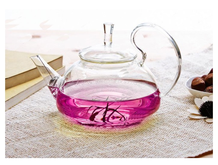 Heat Resistant Pyrex Glass Teapot