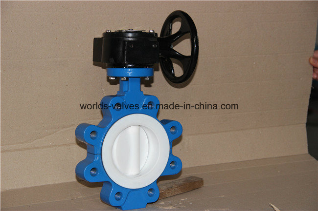 Full PTFE Liner Lug Type Butterfly Valve