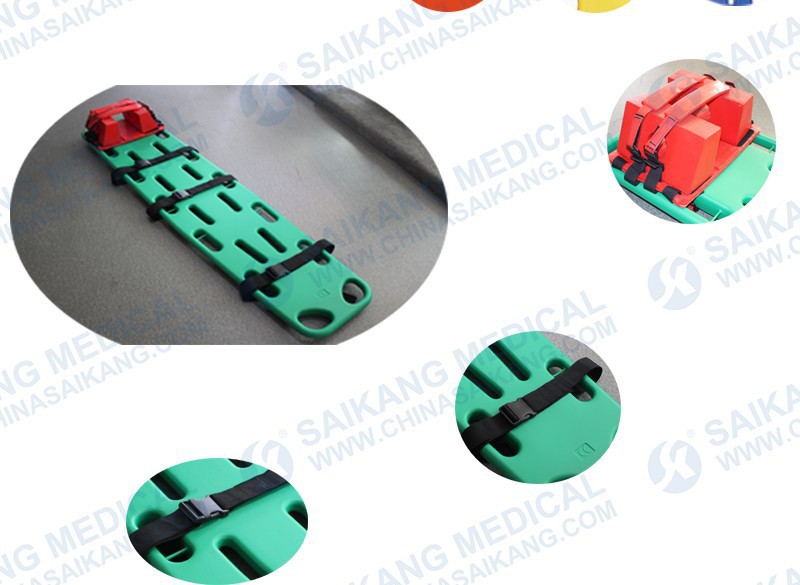 X-ray Plastic Folding Stretcher Spine Board (CE/FDA/ISO)