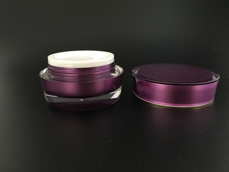 Luxury Acrylic Bottles/Round Cream Jars for Cosmetic Packaging