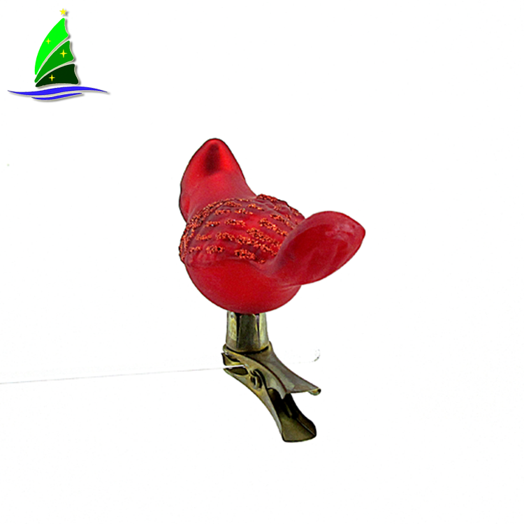 Redbird Glass Blown Ornament