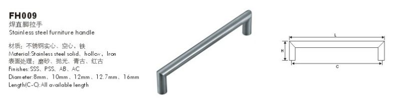 Stainless Steel Furniture Handle T-Bar Pulls