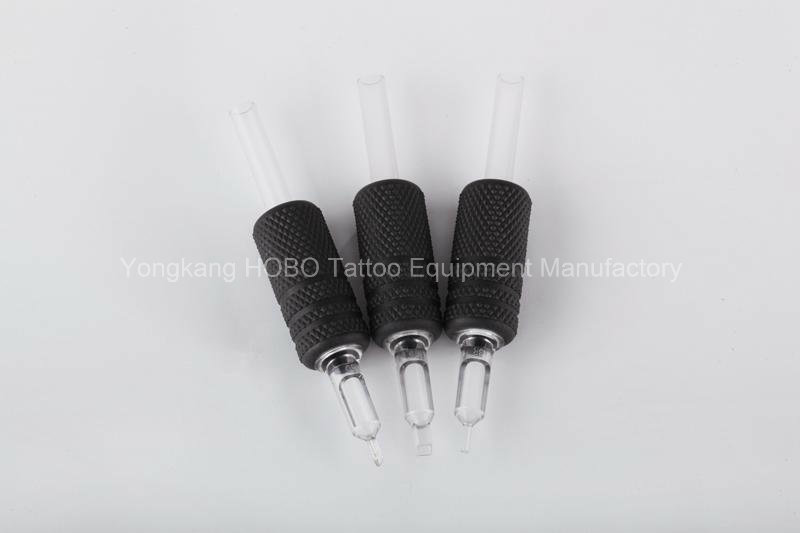 Hot Sale Clear Tip Style 19mm Soft Disposable Tattoo Grips Supplies