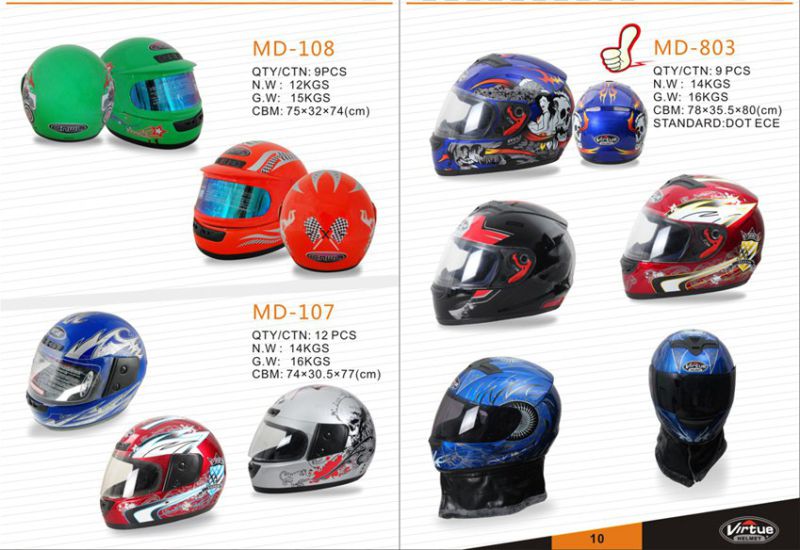 Racing Helmet Motorcycle Helmet of DOT ATV Helmet