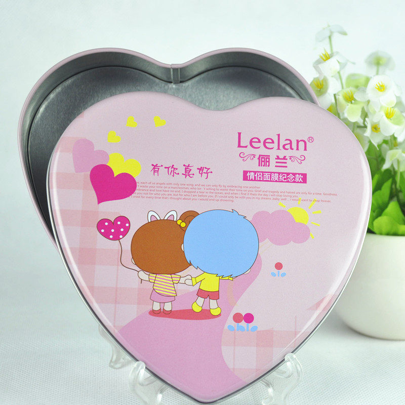 Fancy Heart Shape Chocolate Tin Box Heart Shape Chocolate Packaging Box