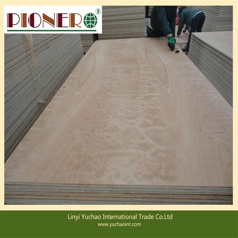 Two Molding Furniture Grade Commercial Plywood with Bintangor Face