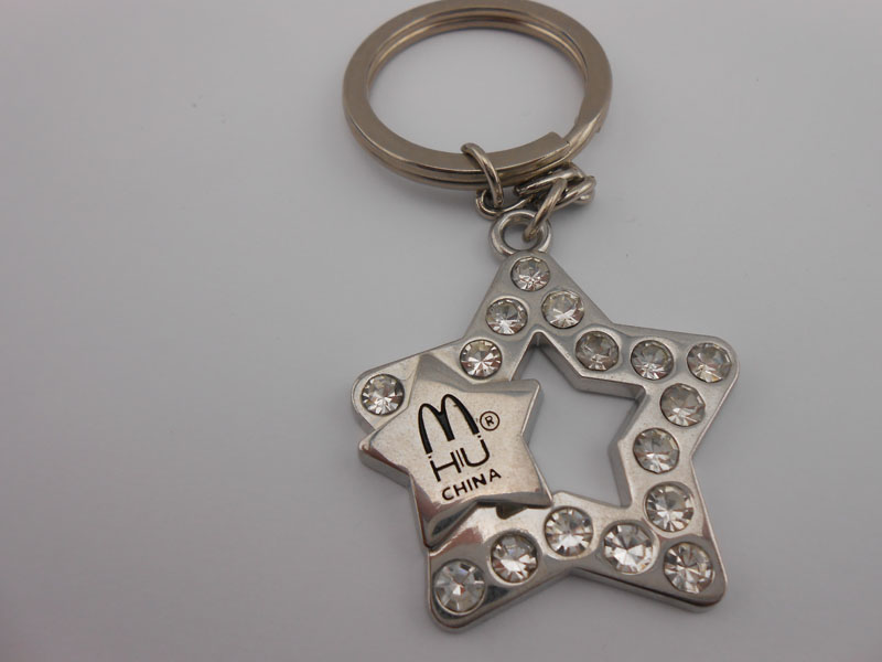 Face Shape Keychain, Custom Metal Key Ring (GZHY-KA-035)