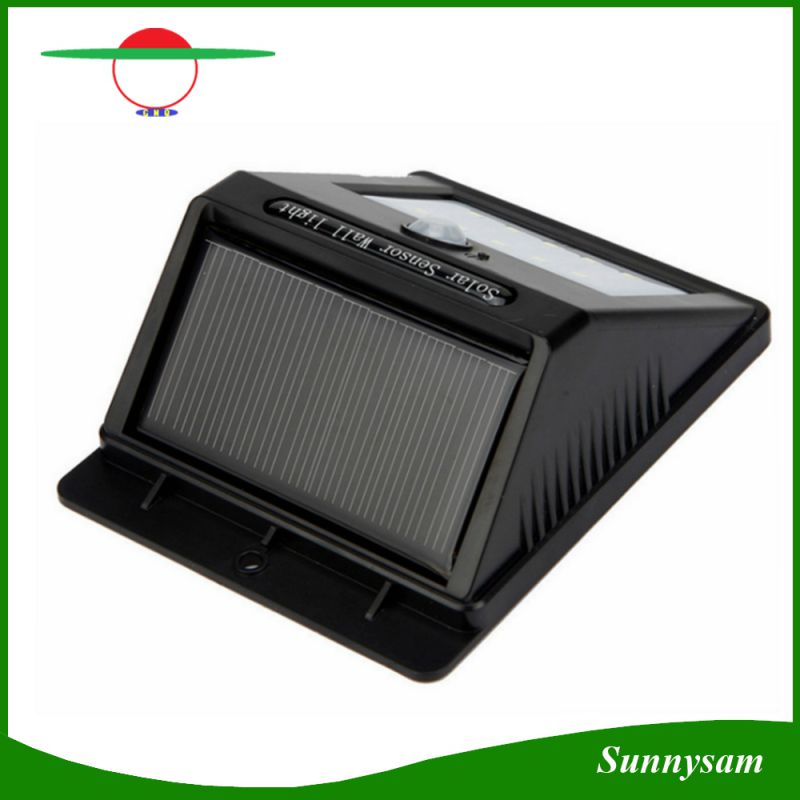 10 LED Wireless Outdoor Wall Mounted Solar Light with Motion Sensor Light