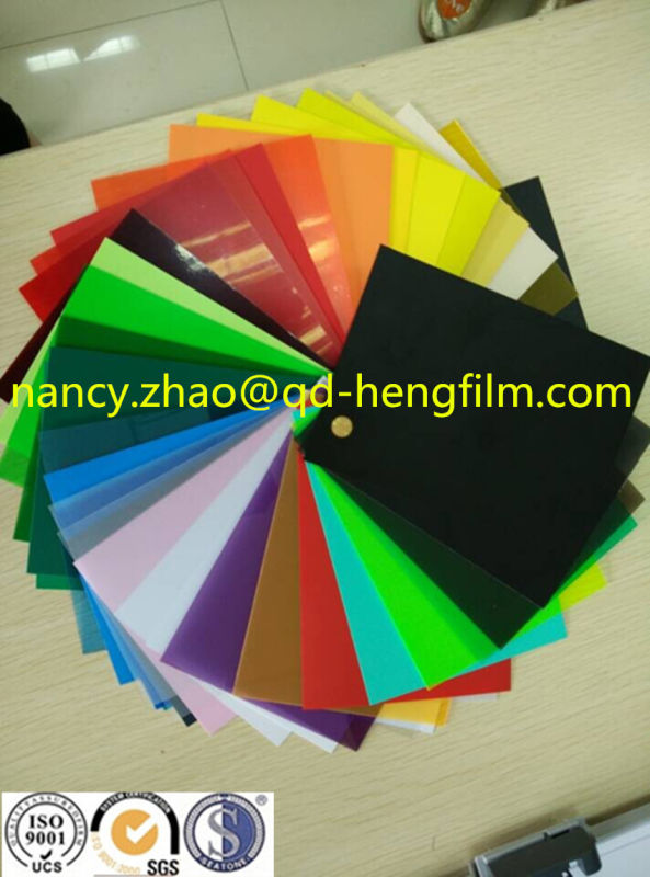 0.04mm-0.65mm Thickness of The Printed PVC Sheet with Top Quality