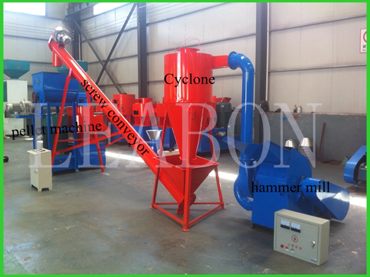 Automatic Biomass Waste 500kg/H Wood Pellet Production Line for Sale