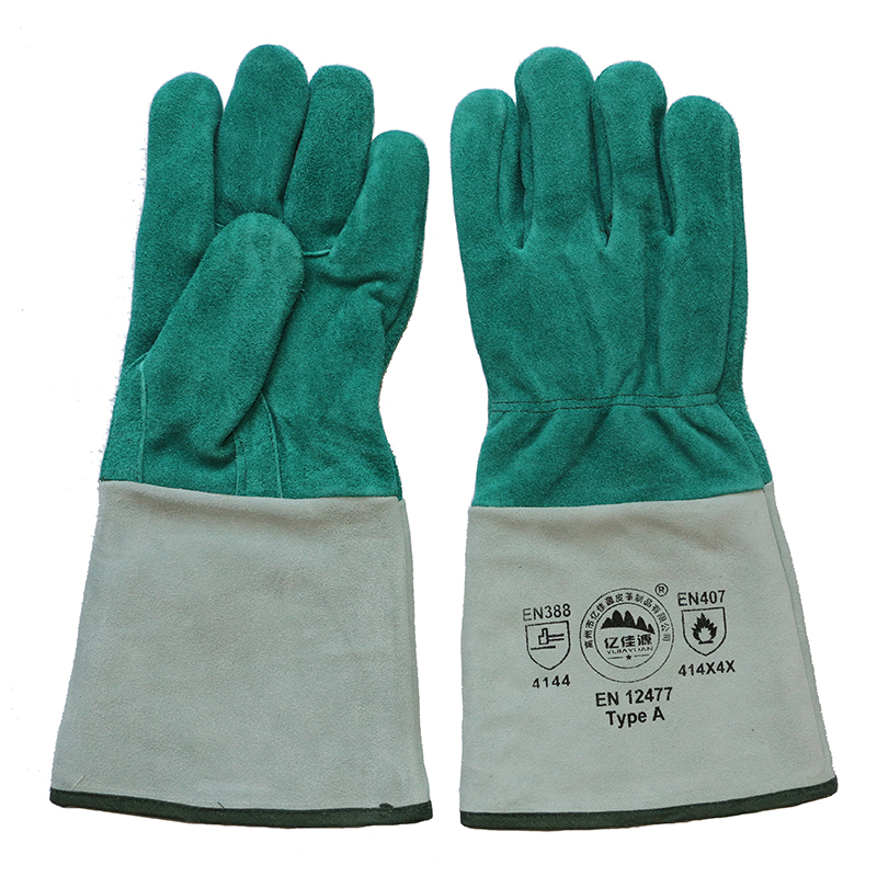 Ab Grade Cowhide Split Leather Protective Welder's Gloves