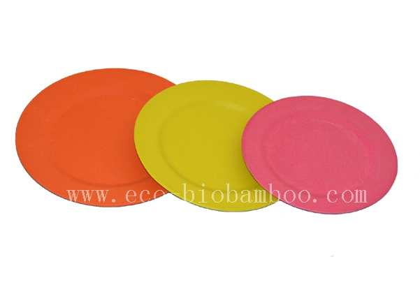 (BC-P2001) Bamboo Fiber Tableware Plate